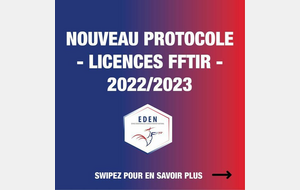 Activation compte EDEN - Licences 2022-2023