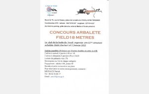 Concours arbalète 18m 2025